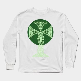 Celtic Christian Cross Knot Long Sleeve T-Shirt